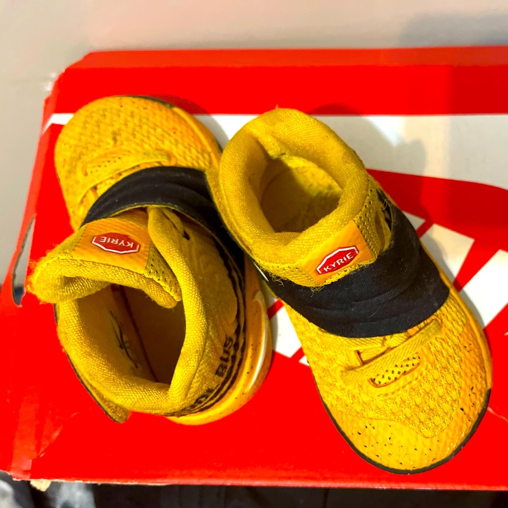 Kyrie Irving School bus sneakers